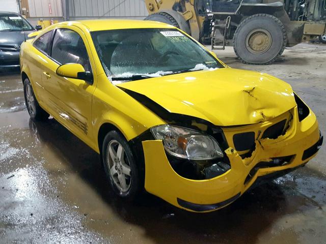1G2AL15F677415943 - 2007 PONTIAC G5 YELLOW photo 1