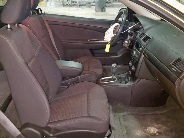 1G2AL15F677415943 - 2007 PONTIAC G5 YELLOW photo 5