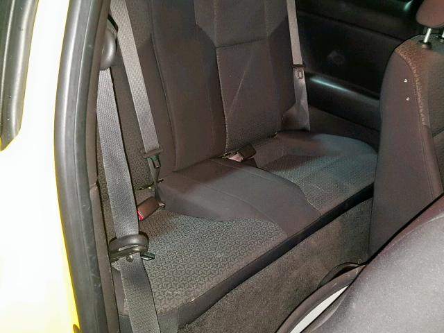 1G2AL15F677415943 - 2007 PONTIAC G5 YELLOW photo 6