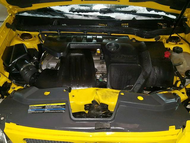 1G2AL15F677415943 - 2007 PONTIAC G5 YELLOW photo 7