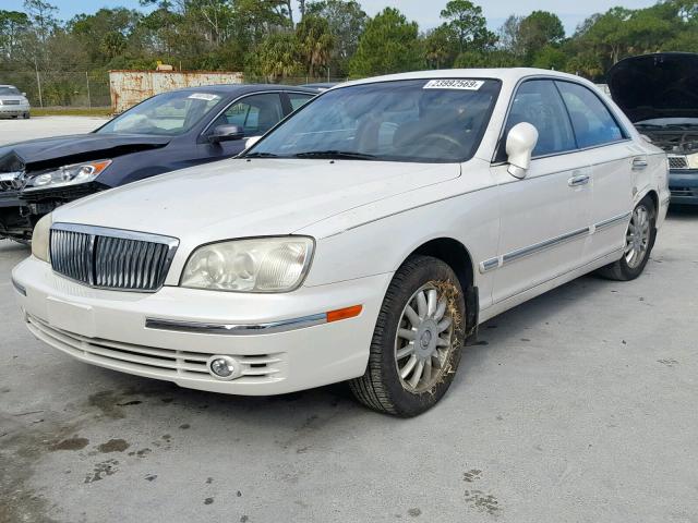 KMHFU45E64A355020 - 2004 HYUNDAI XG 350 WHITE photo 2