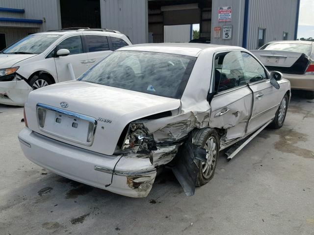 KMHFU45E64A355020 - 2004 HYUNDAI XG 350 WHITE photo 4