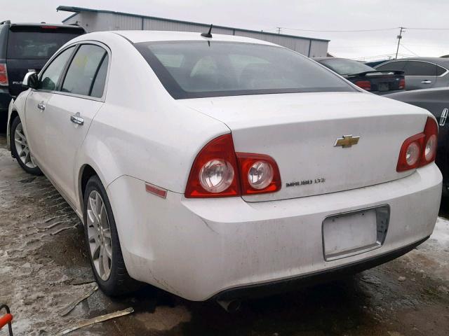 1G1ZE5E12BF178024 - 2011 CHEVROLET MALIBU LTZ WHITE photo 3