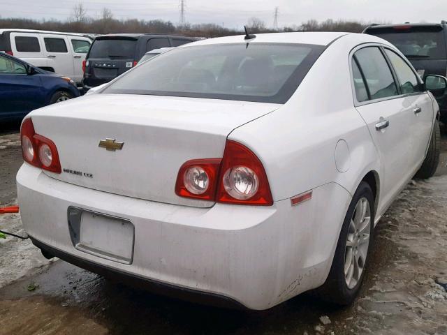 1G1ZE5E12BF178024 - 2011 CHEVROLET MALIBU LTZ WHITE photo 4