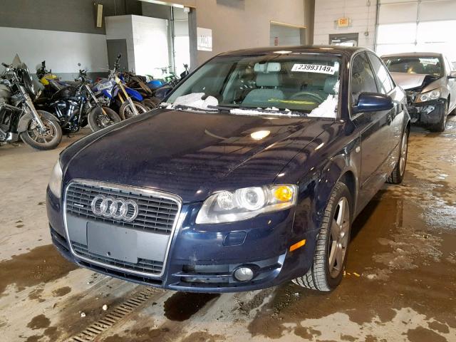 WAUDF68E95A490665 - 2005 AUDI A4 2.0T QU BLUE photo 2