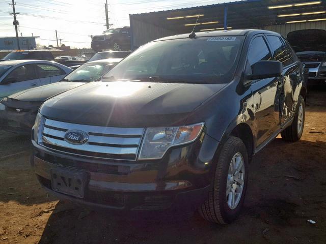 2FMDK36C97BB10256 - 2007 FORD EDGE SE BLACK photo 2