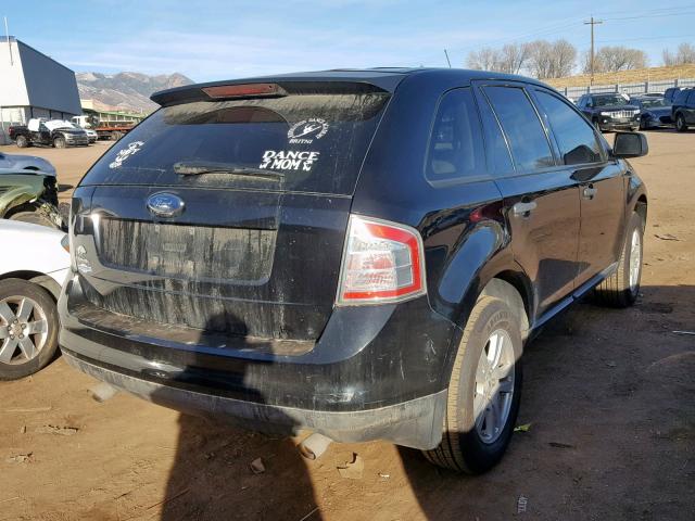 2FMDK36C97BB10256 - 2007 FORD EDGE SE BLACK photo 4