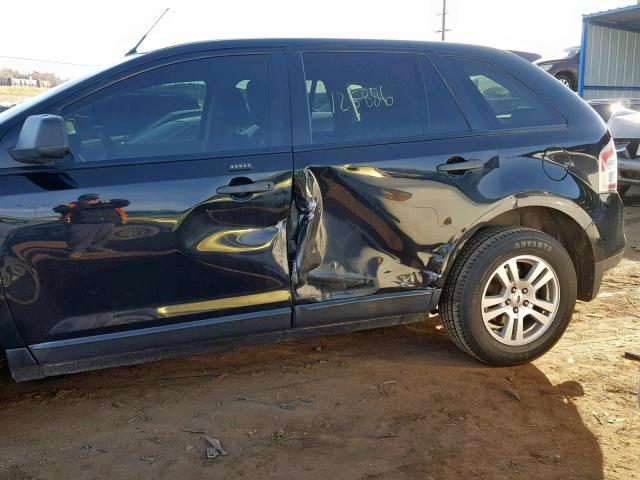 2FMDK36C97BB10256 - 2007 FORD EDGE SE BLACK photo 9