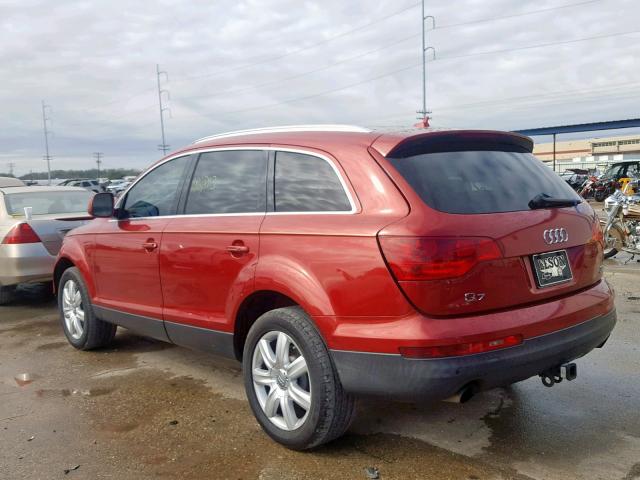 WA1BY74L08D035361 - 2008 AUDI Q7 3.6 QUA RED photo 3