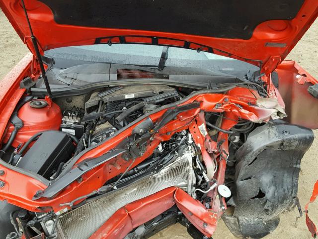 2G1FA1E3XE9262131 - 2014 CHEVROLET CAMARO LS RED photo 7