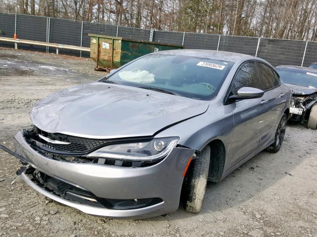 1C3CCCBB4FN698147 - 2015 CHRYSLER 200 S SILVER photo 2