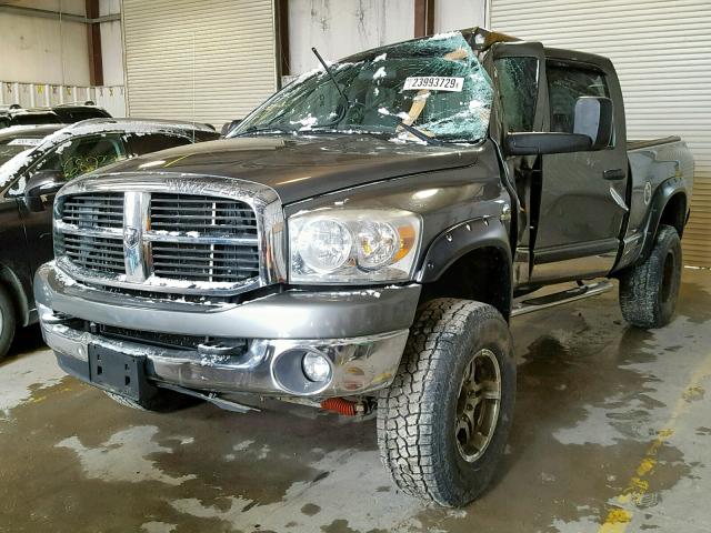 1D7KS28C47J534982 - 2007 DODGE RAM 2500 S GRAY photo 2