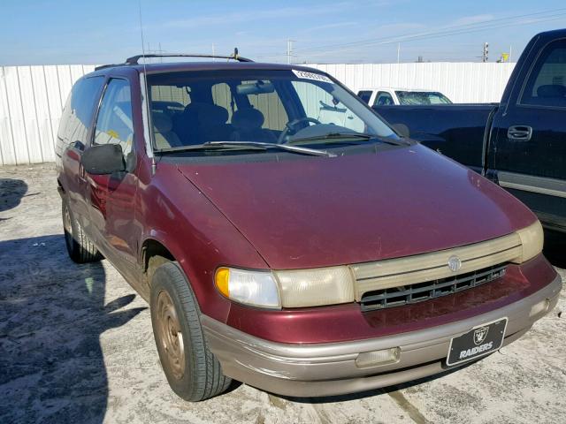 4M2DV11W4SDJ73635 - 1995 MERCURY VILLAGER BURGUNDY photo 1