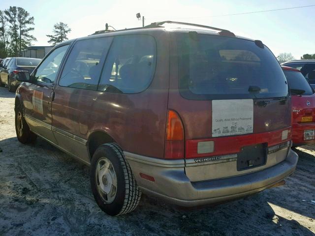 4M2DV11W4SDJ73635 - 1995 MERCURY VILLAGER BURGUNDY photo 3