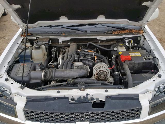 1GCHTDFP1B8102093 - 2011 CHEVROLET COLORADO L WHITE photo 7