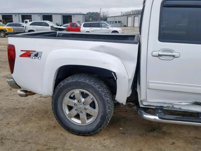 1GCHTDFP1B8102093 - 2011 CHEVROLET COLORADO L WHITE photo 9