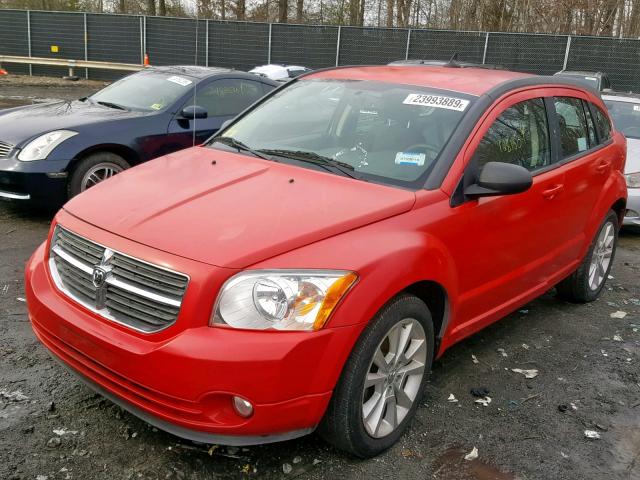 1B3CB5HAXBD204416 - 2011 DODGE CALIBER HE RED photo 2