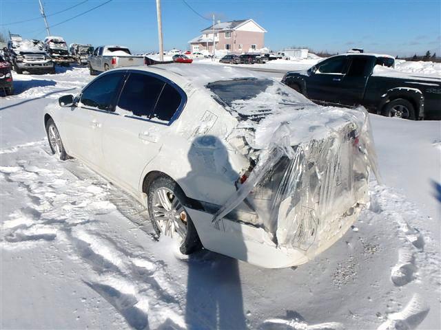 JN1CV6AR2DM353923 - 2013 INFINITI G37 WHITE photo 3