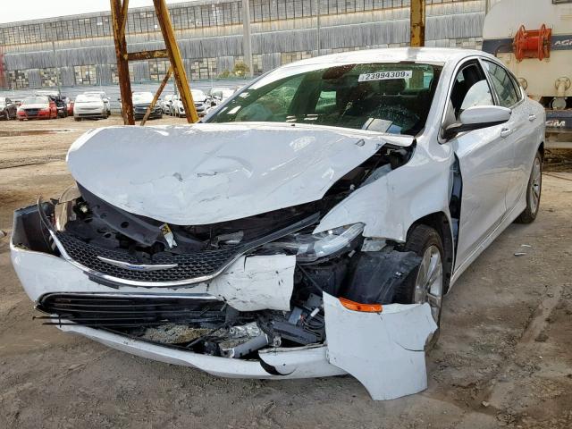 1C3CCCAB2FN583791 - 2015 CHRYSLER 200 LIMITE WHITE photo 2