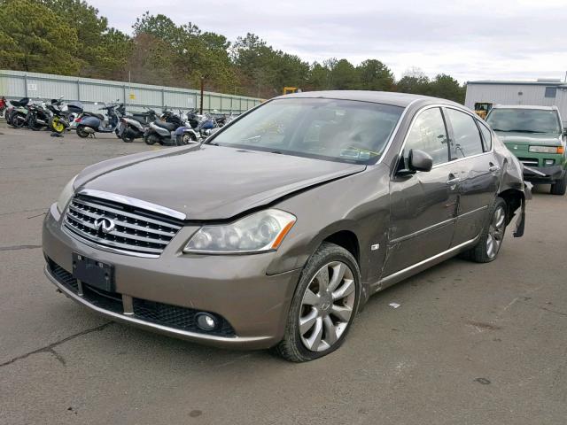 JNKAY01F97M452949 - 2007 INFINITI M35 BASE GRAY photo 2