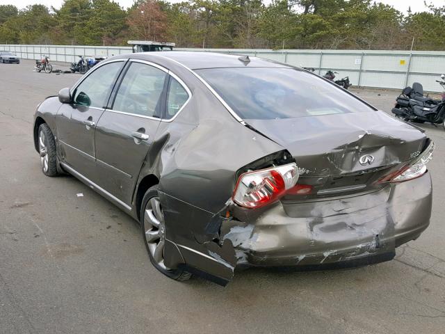 JNKAY01F97M452949 - 2007 INFINITI M35 BASE GRAY photo 3