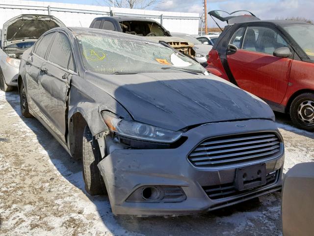 3FA6P0T98ER188750 - 2014 FORD FUSION SE BEIGE photo 1