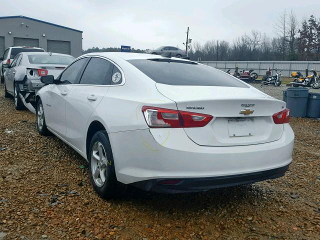 1G1ZB5ST3GF185084 - 2016 CHEVROLET MALIBU LS WHITE photo 3
