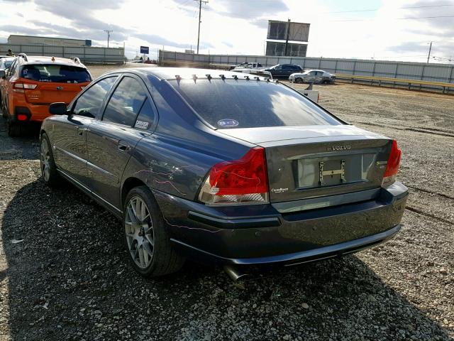 YV1RS592862509666 - 2006 VOLVO S60 2.5T GRAY photo 3