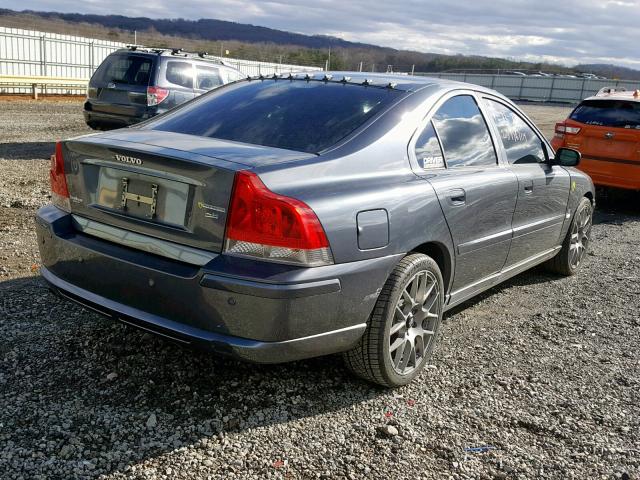 YV1RS592862509666 - 2006 VOLVO S60 2.5T GRAY photo 4