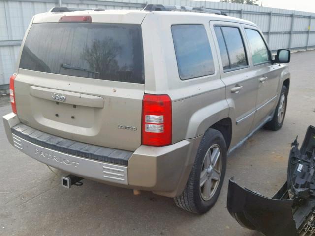 1J4NT4GB6AD573923 - 2010 JEEP PATRIOT LI SILVER photo 4