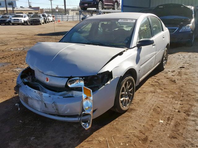 1G8AG52F94Z171341 - 2004 SATURN ION LEVEL SILVER photo 2