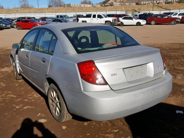 1G8AG52F94Z171341 - 2004 SATURN ION LEVEL SILVER photo 3