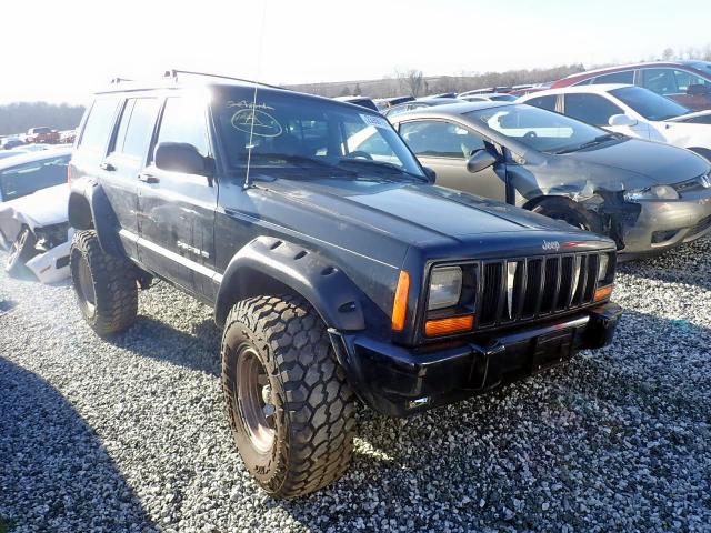 1J4FF68S51L520724 - 2001 JEEP CHEROKEE L BLACK photo 1