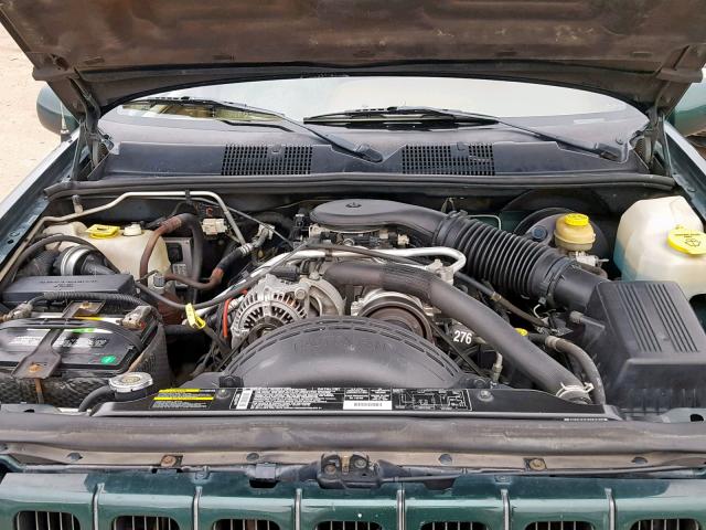 1J4GZ78Y7WC249145 - 1998 JEEP GRAND CHER GREEN photo 7