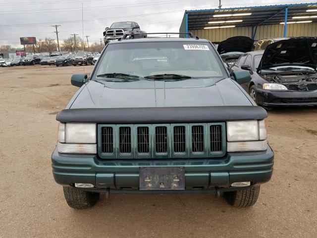 1J4GZ78Y7WC249145 - 1998 JEEP GRAND CHER GREEN photo 9