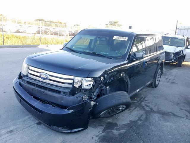 2FMGK5CC7BBD25625 - 2011 FORD FLEX SEL BLACK photo 2