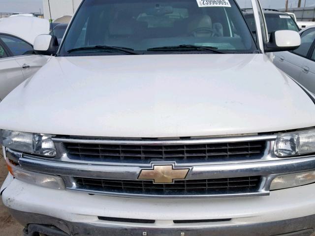 3GNFK16T21G281363 - 2001 CHEVROLET SUBURBAN K WHITE photo 7