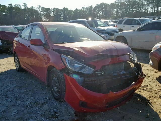 KMHCT4AE4GU136894 - 2016 HYUNDAI ACCENT SE RED photo 1