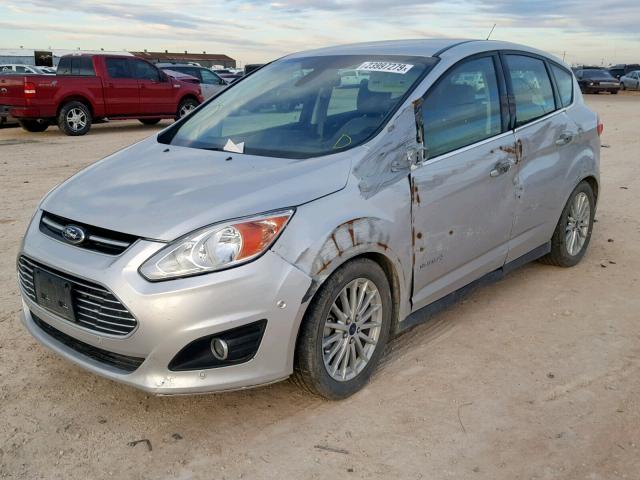 1FADP5BU8DL511766 - 2013 FORD C-MAX SEL GRAY photo 2