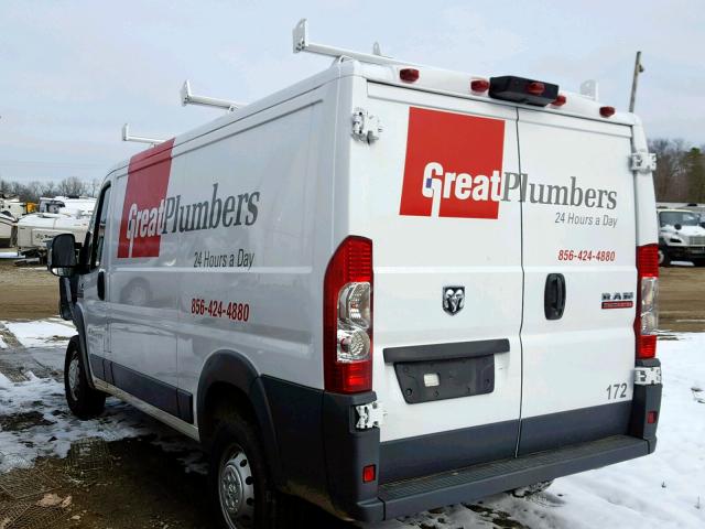 3C6TRVAG4JE128334 - 2018 RAM PROMASTER 白色 照片 3