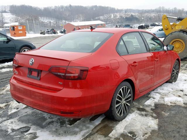 3VWD17AJ3GM306774 - 2016 VOLKSWAGEN JETTA SPOR RED photo 4