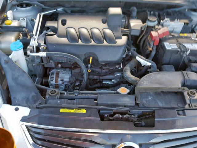 3N1AB6AP7CL609206 - 2012 NISSAN SENTRA 2.0 SILVER photo 7