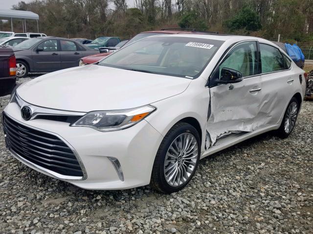 4T1BK1EB6HU262690 - 2017 TOYOTA AVALON XLE WHITE photo 2