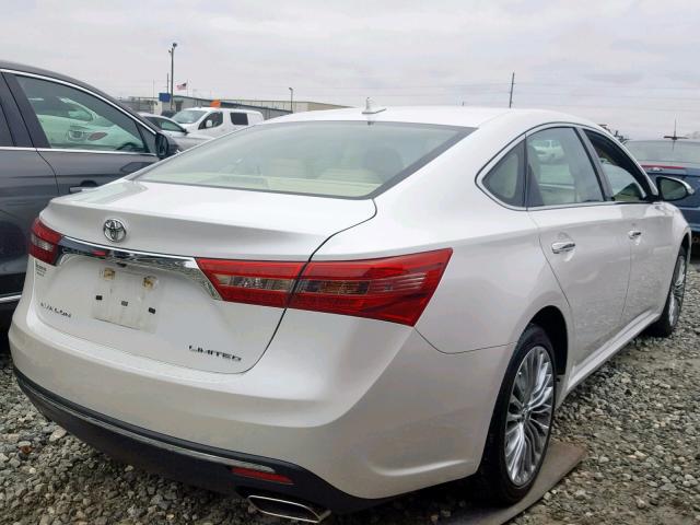 4T1BK1EB6HU262690 - 2017 TOYOTA AVALON XLE WHITE photo 4