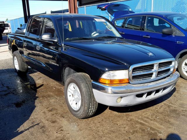 1B7HL2AX71S237771 - 2001 DODGE DAKOTA QUA BLACK photo 1