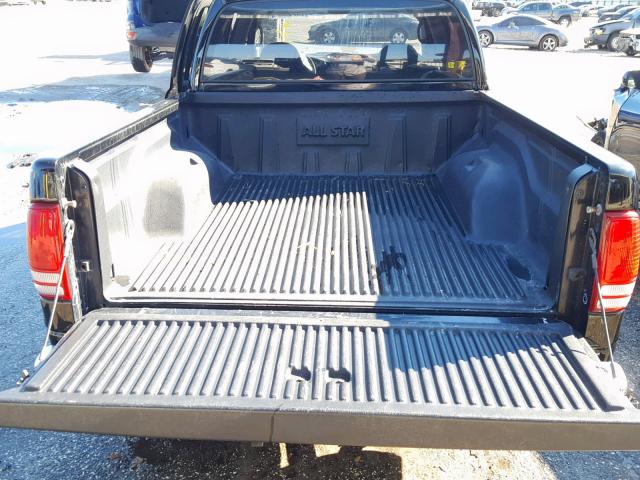 1B7HL2AX71S237771 - 2001 DODGE DAKOTA QUA BLACK photo 10