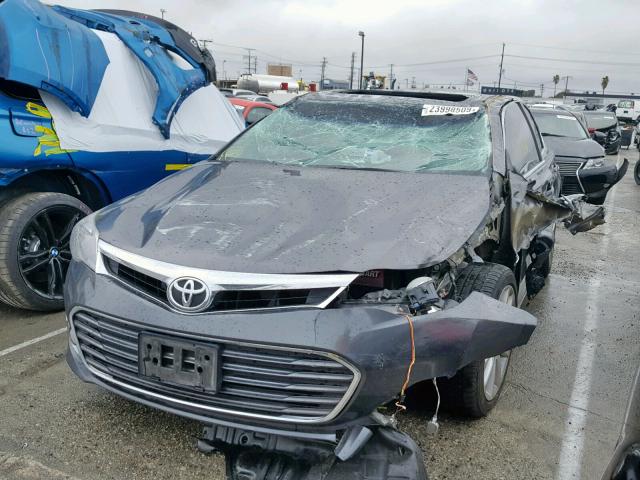 4T1BK1EB6DU005426 - 2013 TOYOTA AVALON BAS BLACK photo 2