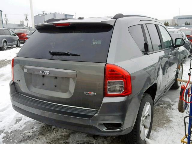 1J4NF4FB9BD275232 - 2011 JEEP COMPASS GRAY photo 4