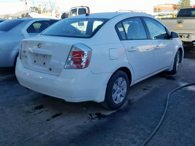 3N1AB61E68L762262 - 2008 NISSAN SENTRA 2.0 WHITE photo 4