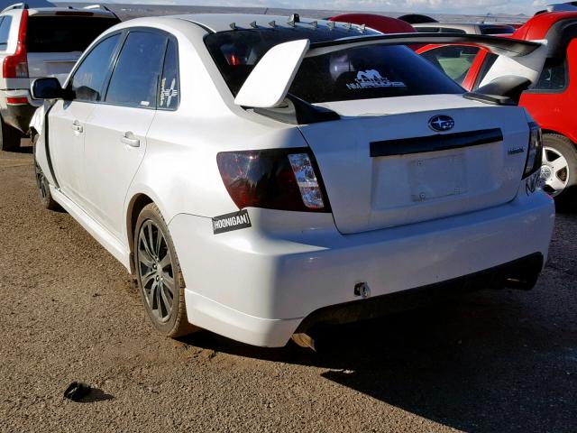 JF1GE76619G500392 - 2009 SUBARU IMPREZA WR WHITE photo 3